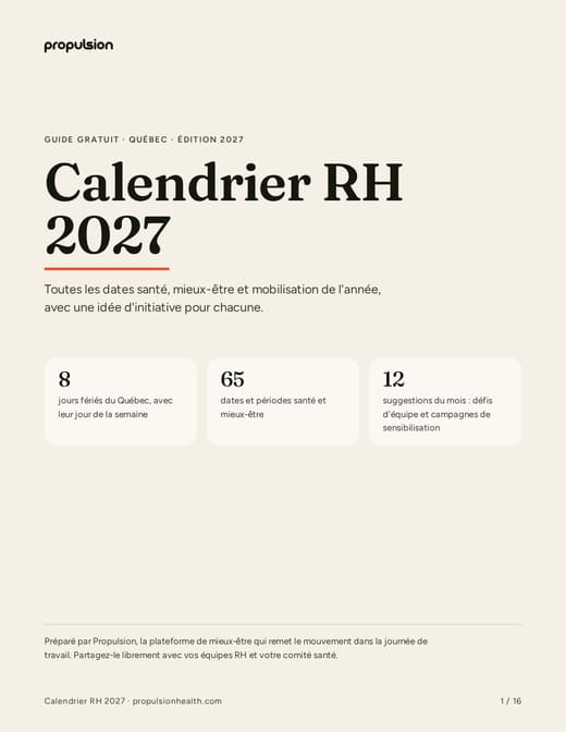 Aperçu de Calendrier RH 2027